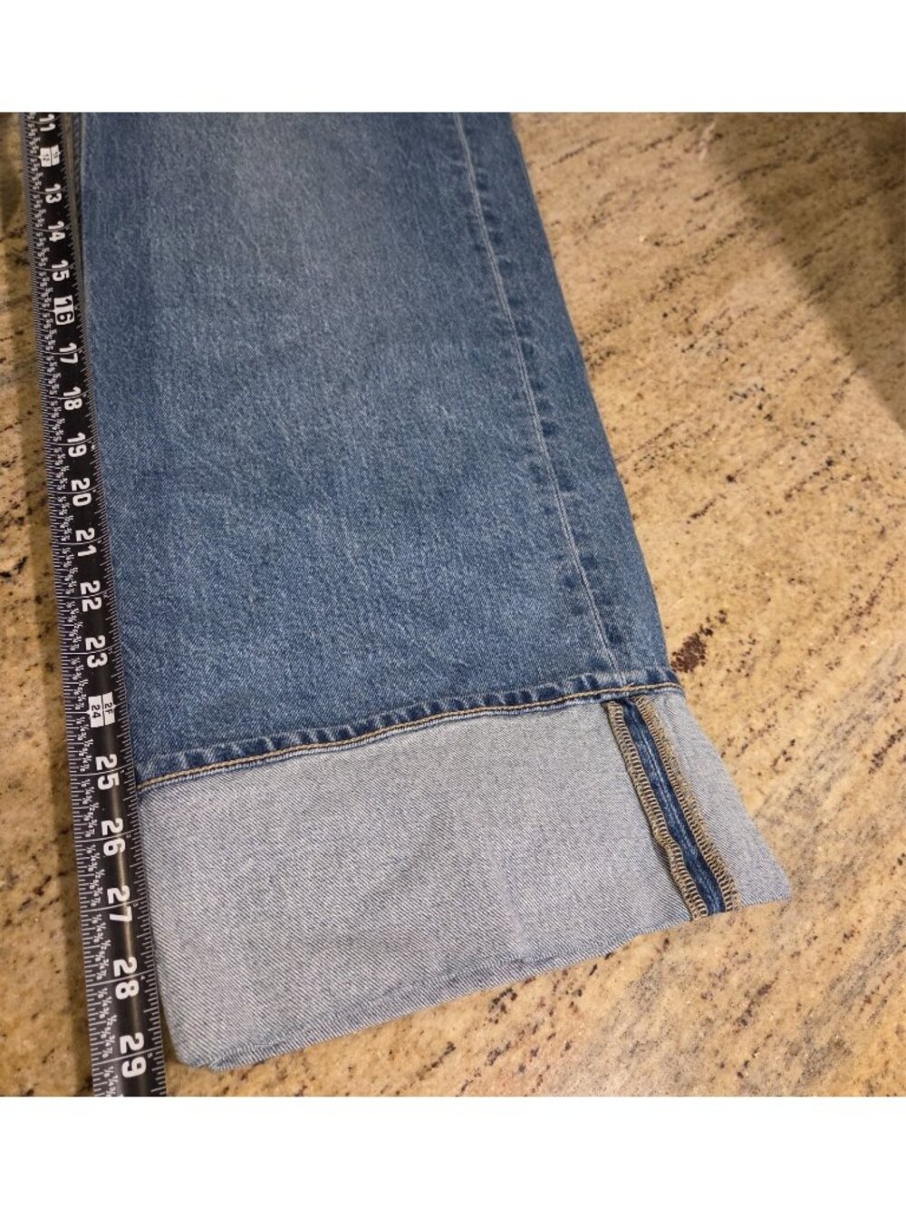 Old Navy Womens Jeans 8 Wide Leg Extra High Rise Mackenzie Blue 30x29" - Picture 5 of 14